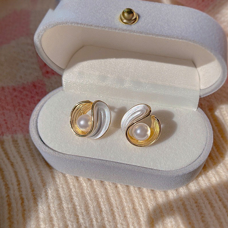 Starry Sky Quicksand Design Earrings