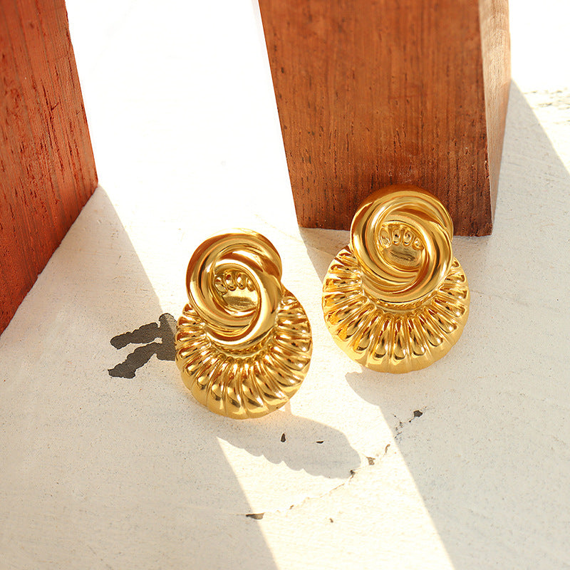 Embossed Earrings