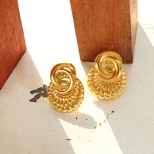 Embossed Earrings