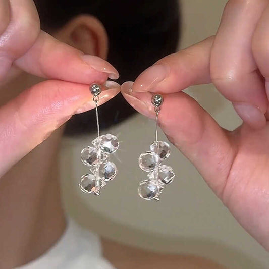 Crystal Tassel Earrings