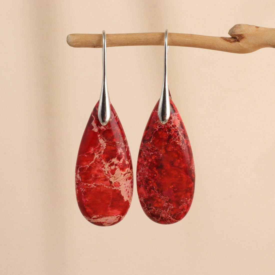 Water Drop Shape Pendant Earrings