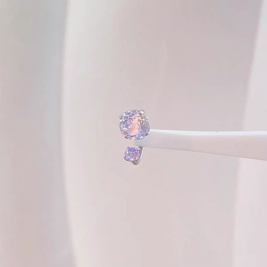 Ear Bone Stud Ring Earrings