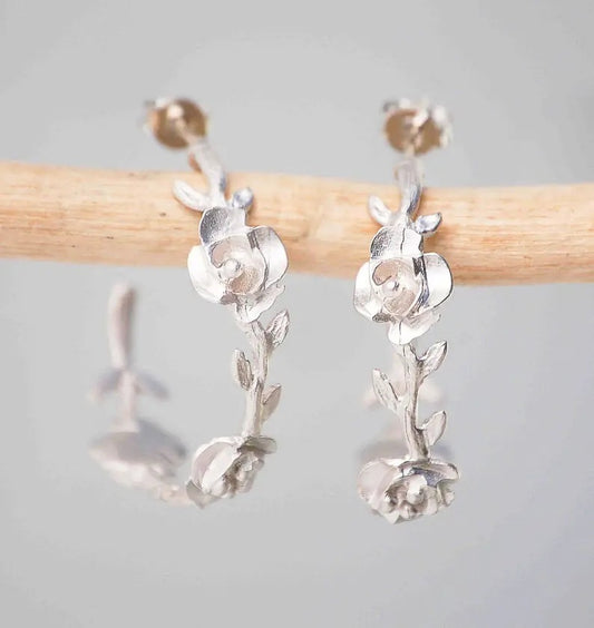 Casual Retro Flower Earrings