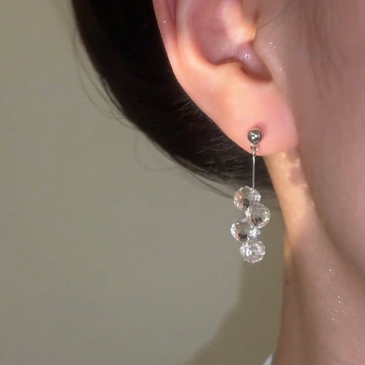 Crystal Tassel Earrings