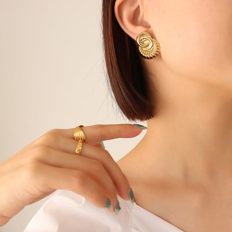 Embossed Earrings