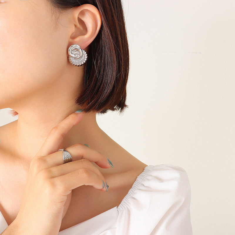 Embossed Earrings